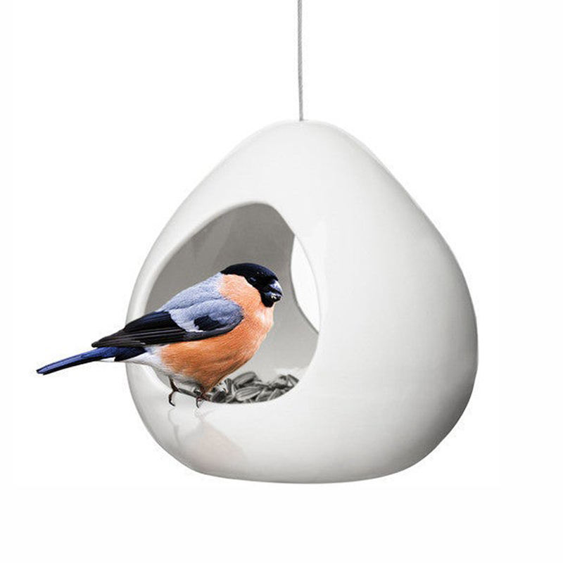 Custom-wholesale-ceramic-hanging-white-bird-seed