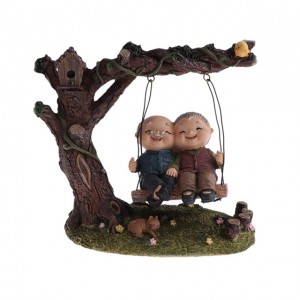 ZYT217 Resin Garden Couple Figurine