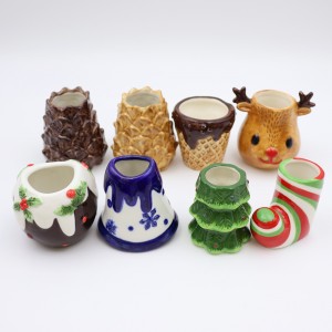 hristmas-themed shot glasses